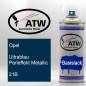 Preview: Opel, Ultrablau Perleffekt Metallic, 21B: 400ml Sprühdose, von ATW Autoteile West.